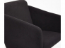 Кресло офисное Milan хром флок черный