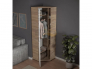 Шкаф угловой со штангой и полками арт. 522 дуб сонома/белый
