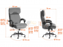 Кресло Chief ткань светло-коричневый