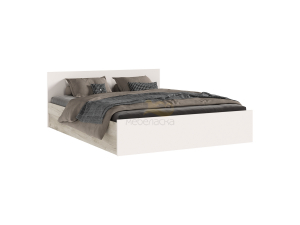 Кровать 1600 Басямиф Кашемир, Крафт серый