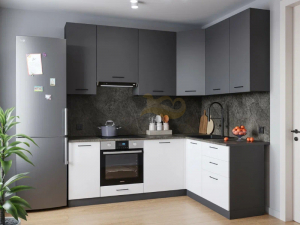 Кухонный гарнитур Лофт 2200х1600 (верх 950 мм)