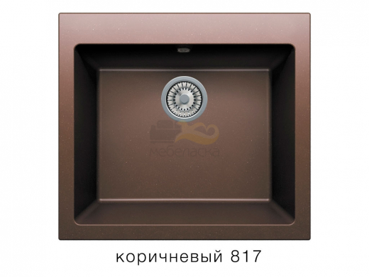 Мойка кварцевая Tolero R-111 Коричневый 817
