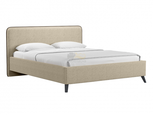 Кровать 140 Миа арт. Bravo light brown (бежево-коричневый)