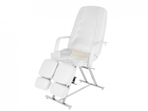 Кресло педикюрное Усиленное Анатомическая белый