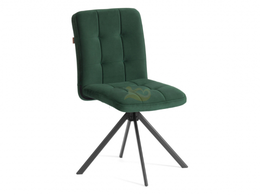 Стул обеденный Медео опора 360 велюр изумрудный